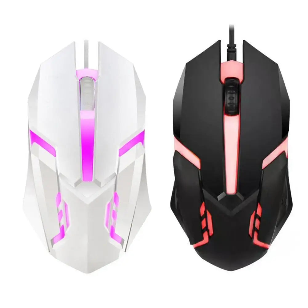 USB Wired Gaming Mouse 1000 DPI 3 Buttons Silent Mause Backlit...