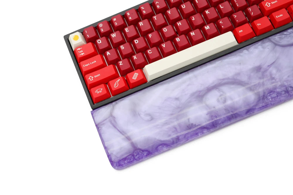 LOOP Resin Wrist Rest Handmade Wrist with Rubber feet for mechanical keyboards gh60 xd60 xd64 60% Poker 87